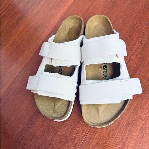 Birkenstock Men Uji Slide Sandals in Antique White various - Picture 3 of 12